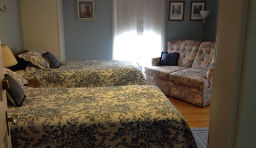 Room, Multiple Beds (Blue)