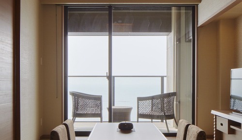 [Fujimitei / Ocean Front] Standard Room with Terrace and Open Air Bath, Non Smoking