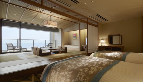 [Fujimitei / Ocean Front] Suite Room with Terrace and Open Air Bath, Non Smoking