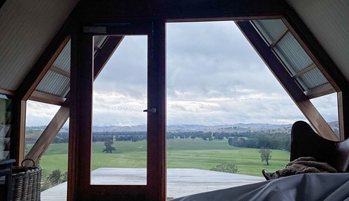 Cabin, 1 Queen Bed, Mountain View