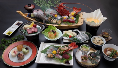 Ocean view DX twin with kairo kaiseki, Non-smoking