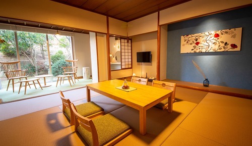 Mountain-side Japanese-style room (7.5 tatami mats) with kairo kaiseki, Non-smoking, Renewed 2023