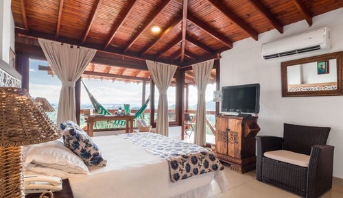 Superior Room, 1 King Bed, Fireplace, Mountain View