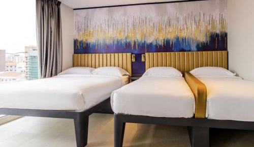 Deluxe Room with One Double Bed and Two Single Beds