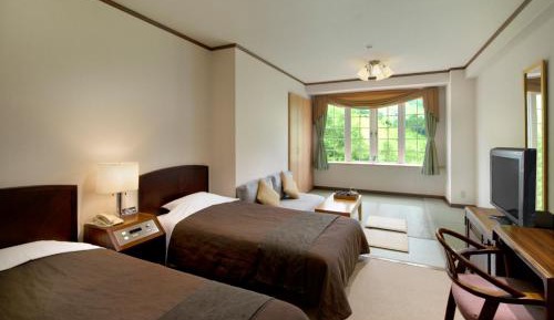Room with Tatami Area "Cortina Room" - Early Check in (14:00) & Late Check out (11:00) - Ski Slope View