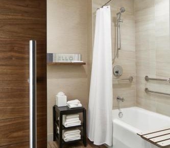 Double Room with Two Double Beds - Mobility Accessible with Tub