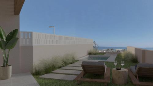 Superior Apartment Private Pool & Sea View
