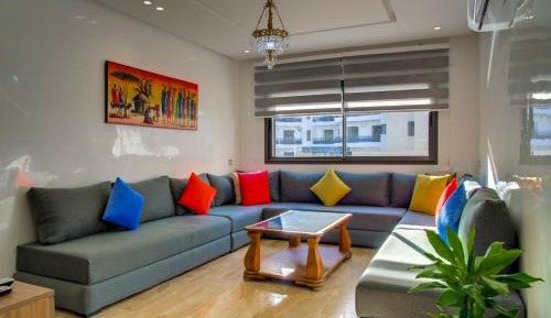 Two-Bedroom Apartment with Balcony and Terrace