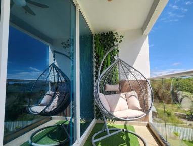 Two-Bedroom Apartment with Balcony and Terrace