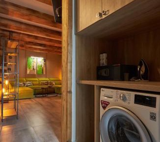 Deluxe One-Bedroom Apartment with Garden View