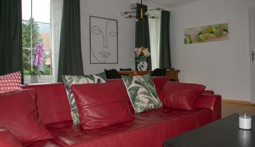Deluxe Two-Bedroom Apartment with Garden View