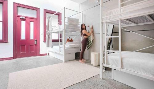 Bed in 6-Bed Mixed Dormitory Room with Private Bathroom
