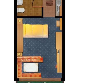 Studio Apartment with Balcony Top 1