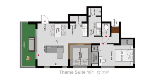 Deluxe Suite with Sea View 101