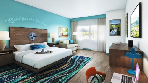 Deluxe King with Twin Beds