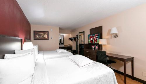 Premium Room with Two Double Beds Smoke Free (Upgraded Bedding and Snack Box)