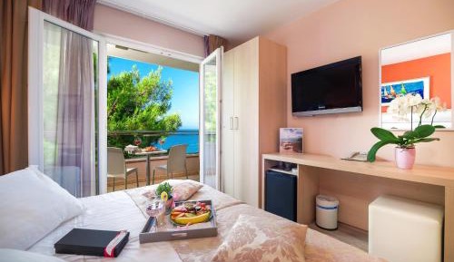 Double or Twin Room with Balcony and Sea View