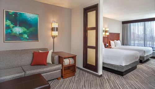 Double Room with Two Double Beds and Sofa Bed