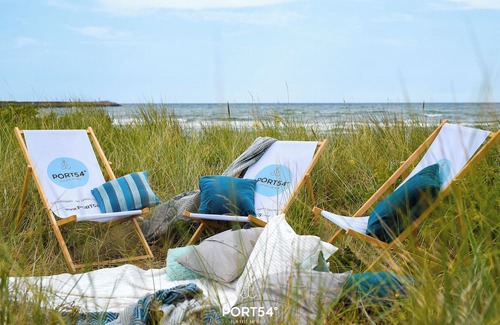 Olpenitz House | Kick in - infrared sauna, fireplace, bathtub, terrace, beach chair, parking lot