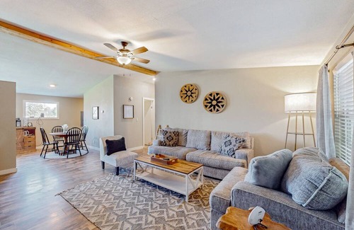 McKinney House | Hot tub, dog-friendly home with large yard, hot tub, grill, smart TV, W/D, & AC