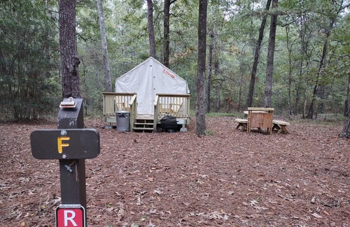 West Livingston RV Rental | Tentrr State Park Site - Texas Lake Livingston State Park - Site B - Single Camp