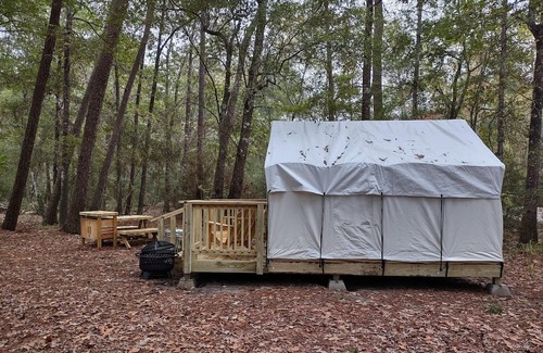 West Livingston RV Rental | Tentrr State Park Site - Texas Lake Livingston State Park - Site A - Single Camp