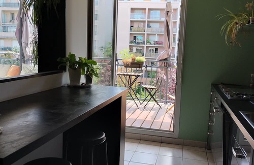 Yves Farge - Le Fleuve Apartment | Le Botanica - Balcon - 2 chambres - proche quai du Rhone