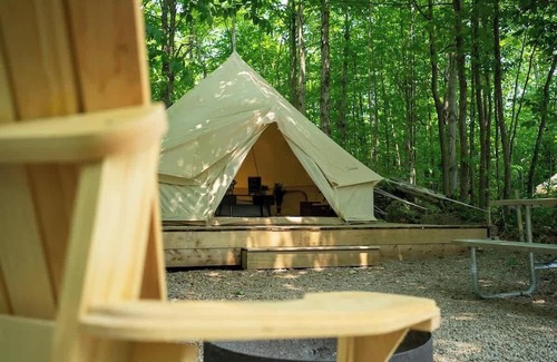 Miller Lake House | "Oasis" Glamping Tent near Tobermory & Grotto
