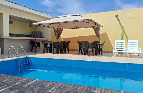 Pisco House | ACCOMMODATION IN PARACAS PERU WITH 7 ROOMS, 7 BATHROOMS, KITCHEN AND POOL