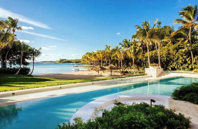 Private Beach Estate w Pool, Elevator, Chef+Butler