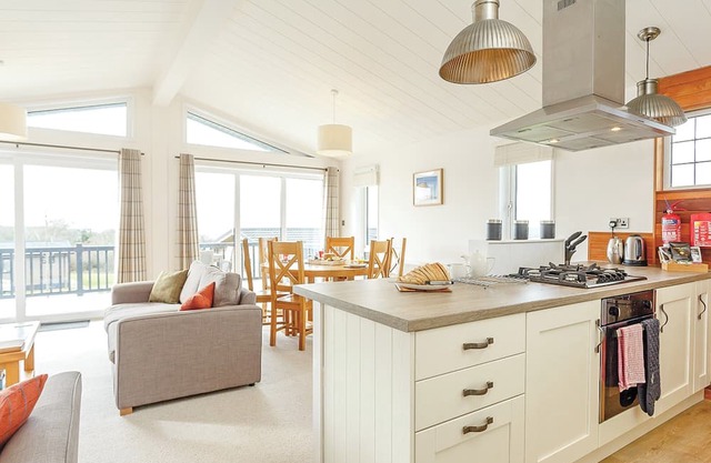 Fresh and contemporary styled lodge.