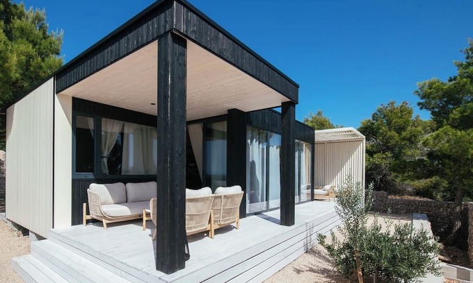 Murter House | NEW! Ecological luxury vacation by the sea. Fantastic location Murter. Sea view.