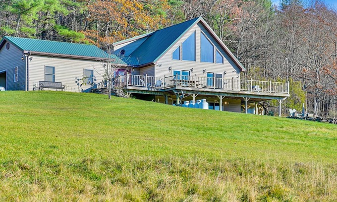 Oak Hill House | Charming New York Chalet w/ Hot Tub & Game Room!