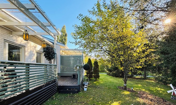 Oulu Condo | Entire Cozy 2-bedroom house in Oulu with parking, Sauna, patio, narture.