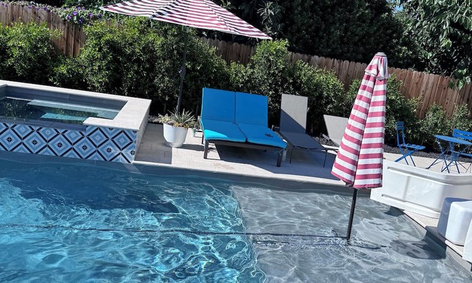 Tahquitz River Estates Condo | Brand new, fully detached guesthouse on .25 acre property. Separate, gated entry