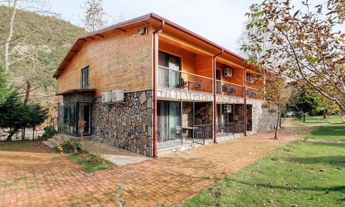 Altinova House | Serene Room w Balcony Pool and Garden in Nature