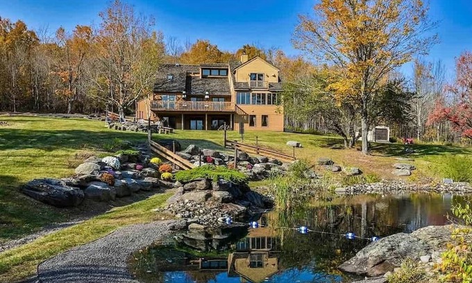 Windham Ski Chalet | Family-Friendly Windham Estate, Swimming Pond, Spa